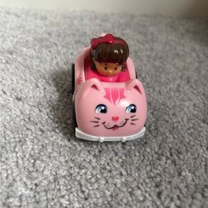 Fisher Price Little People Rare Kitty Mia Wheelie